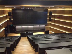 The main track auditorium